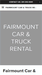 Mobile Screenshot of fairmounttruckrental.com